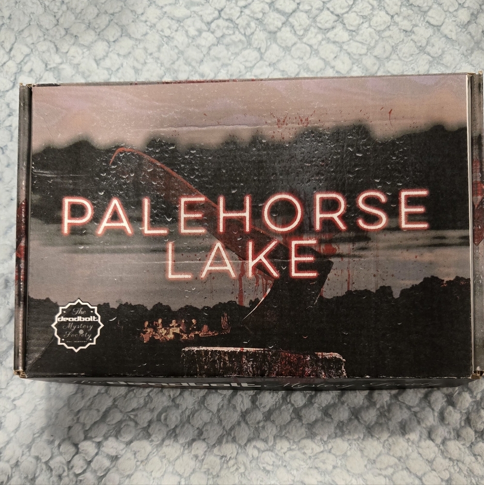 Deadbolt Mystery Society Palehorse Lake Board Game